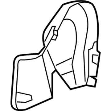 1ZV83DX9AB Mopar Seat Shield Illustration 1 of 1
