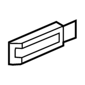 55397092AC Mopar Cover-TAILGATE Hinge Illustration 1 of 1