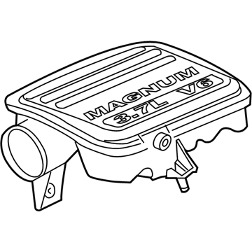 Mopar 53032423AE Air Cleaner Resonator 53032423AE Mopar Air Cleaner Resonator Illustration 1 of 1