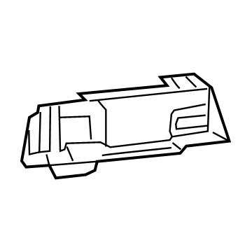 68204482AA Mopar Cover-Storage Bin Latch Illustration 1 of 1