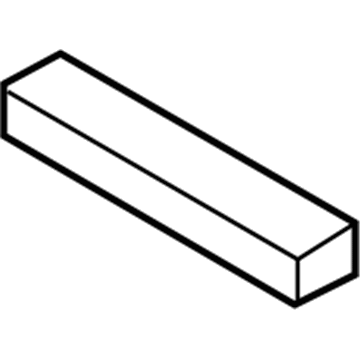 68266571AA Mopar Bumper-Windshield Rest Illustration 1 of 1