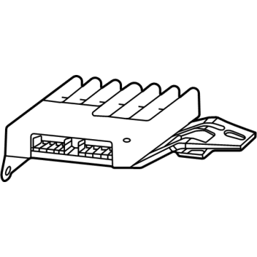 68661788AA Mopar Amplifier Illustration 1 of 1
