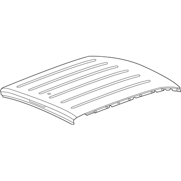 Mopar 55359692AB Roof Panel 55359692AB Mopar Roof Panel Illustration 1 of 1
