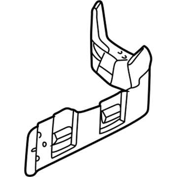 4581037AC Mopar Heat Shield Illustration 1 of 1