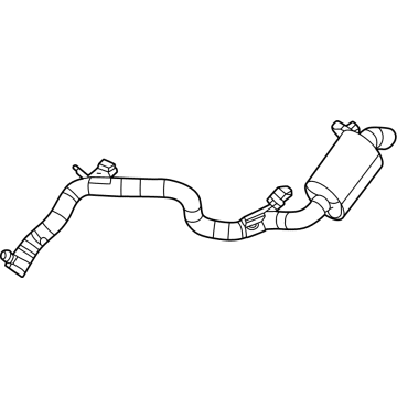 2025 Jeep Grand Wagoneer Muffler - 68469423AC