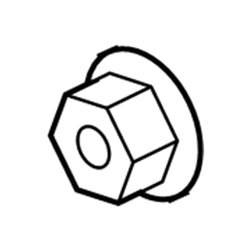 6509401AA Mopar Hexagon Nut Illustration 1 of 1