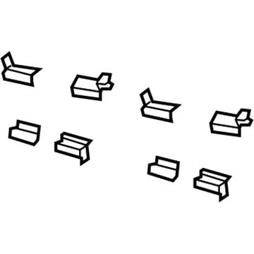 68376750AA Mopar Spring Ki-Disc Brake Pad Illustration 1 of 1