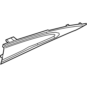 5LV81LU5AC Mopar Floor Console Panel Illustration 1 of 1