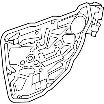 68021431AA Mopar Carrier Plate Panel Illustration 1 of 1