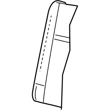 Mopar 68100275AA Seat Back Pad 68100275AA Mopar Seat Back Pad Illustration 1 of 1