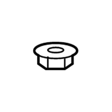 6508257AA Mopar Hexagon Flange Locking Nut Illustration 1 of 1