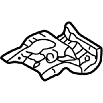 MR535378 Mopar REINFMNT-Rear Shelf Illustration 1 of 1