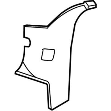 ZR12DX9AI Mopar D Pillar Panel Illustration 1 of 1