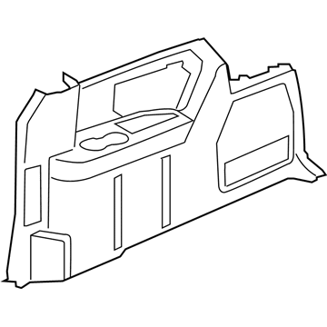5RV98BD1AB Mopar Quarter Trim Panel Illustration 1 of 1