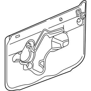4780149AE Mopar Front Door Shield Illustration 1 of 1