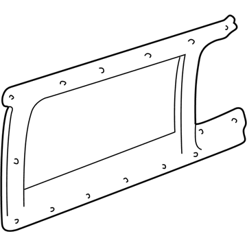 Mopar 5FK12RC3AB Side Trim Panel 5FK12RC3AB Mopar Side Trim Panel Illustration 1 of 1