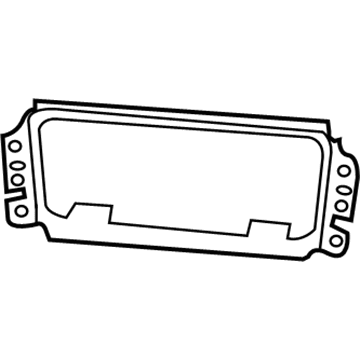 Mopar 5291893AA Radio Bracket 5291893AA Mopar Radio Bracket Illustration 1 of 1
