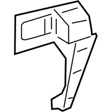 5182278AB Mopar Fascia Support Bracket Illustration 1 of 1