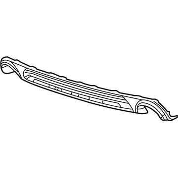 68071986AA Mopar Panel-Rear FASCIA VALANCE Illustration 1 of 1