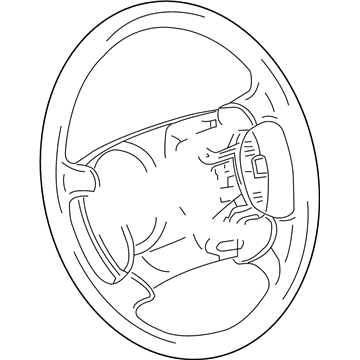 2005 Dodge Durango Steering Wheel - YV191J8AB