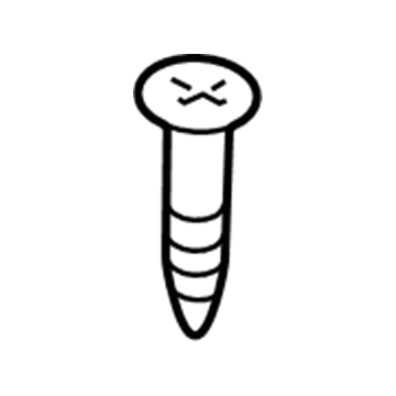 Mopar 6104504AA Screw 6104504AA Mopar Screw Illustration 1 of 1