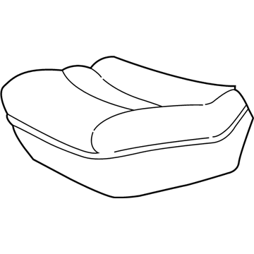 UF092L5AA Mopar Quad Seat Cushion Illustration 1 of 1