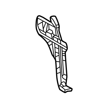 68365744AA Mopar Bracket-WHEELHOUSE Illustration 1 of 1