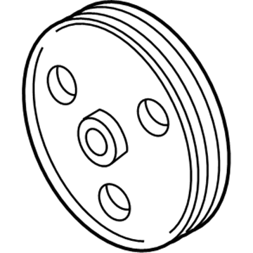 4668448AA Mopar Power Steering Pump Pulley Illustration 1 of 1