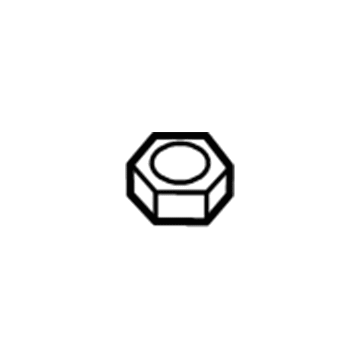 Mopar 5098361AA Hexagon Nut 5098361AA Mopar Hexagon Nut Illustration 1 of 1