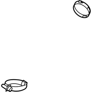 6510523AA Mopar Clamp-Air Cleaner Duct Illustration 1 of 1