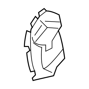 5112887AC Mopar Tail lamp Mounting Panel Illustration 1 of 1