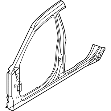 5093830AD Mopar Body Side Aperture Front Panel Illustration 1 of 1