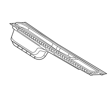 1ZQ12JXWAA Mopar Bezel Illustration 1 of 1