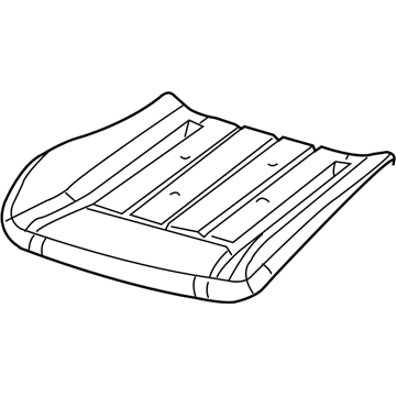 Mopar 1EK471DDAA Cover Rh Or Lh Front Seat Cushion Cloth 1EK471DDAA Mopar Cover Rh Or Lh Front Seat Cushion Cloth Illustration 1 of 1
