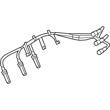 68017712AC Mopar Ignition Cable Package Illustration 1 of 1