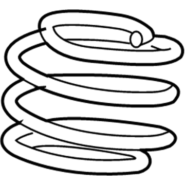 5151151AB Mopar Front Coil Spring Right Illustration 1 of 1