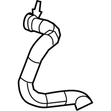 2011 Jeep Wrangler Radiator Hose - 55057203AC