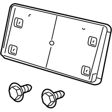 Dodge Durango License Plate - 68102166AA