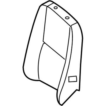68010843AA Mopar Seat Back Pad Illustration 1 of 1