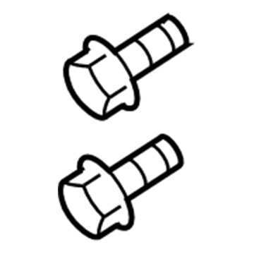 6102126AA Mopar Hexagon Nut Illustration 1 of 1