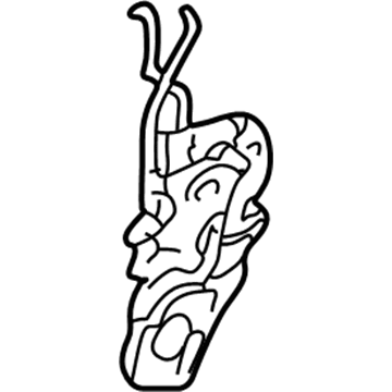 MR349945 Mopar Door Latch Assembly Front Illustration 1 of 1