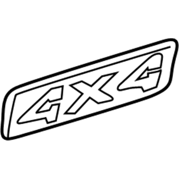 55076880AA Mopar Decal Illustration 1 of 1