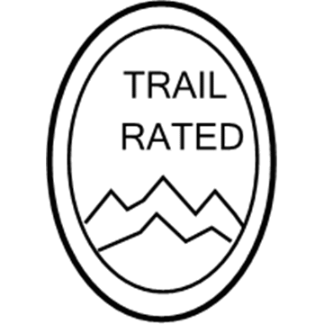 55157106AA Mopar Decal Illustration 1 of 1