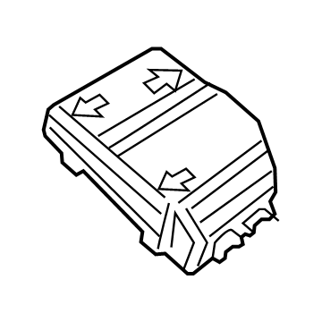 56038962AD Mopar Cover-OCCUPANT Restraint Control Illustration 1 of 1