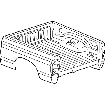 5140397AA Mopar Pickup Box Illustration 1 of 1