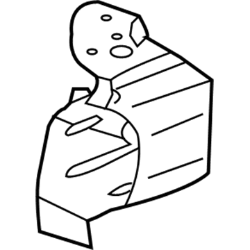 5018512AB Mopar REINFMNT-HEADLAMP Illustration 1 of 1