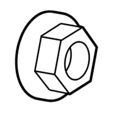 6502585 Mopar Hexagon Nut Illustration 1 of 1