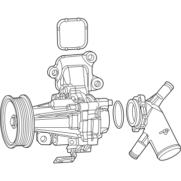 2025 Dodge Hornet Water Pump - 5048616AD