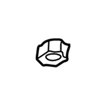 6502749 Mopar Nut-Castle Illustration 1 of 1