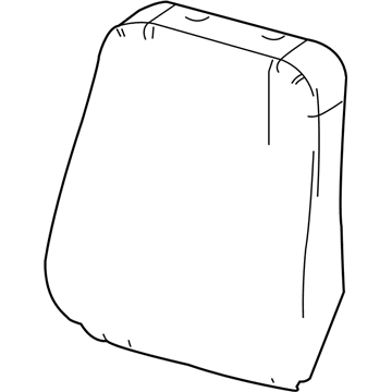 1EK761DVAA Mopar Front Seat Cushion Cover Illustration 1 of 1